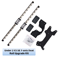 Ender-3 v3 SE Y-axis Dual Linear Guide Kit For Creality 3D Printer Ender3V3SE X-Axis Upgrade Guide Kit MGN9H 300mm CNC Backplate
