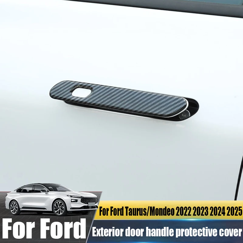 

Модифицированная автомобильная дверная ручка, декоративная крышка, аксессуары для наружного украшения автомобиля для Ford Taurus/Mondeo ‌ 2022 2023 2024 2025