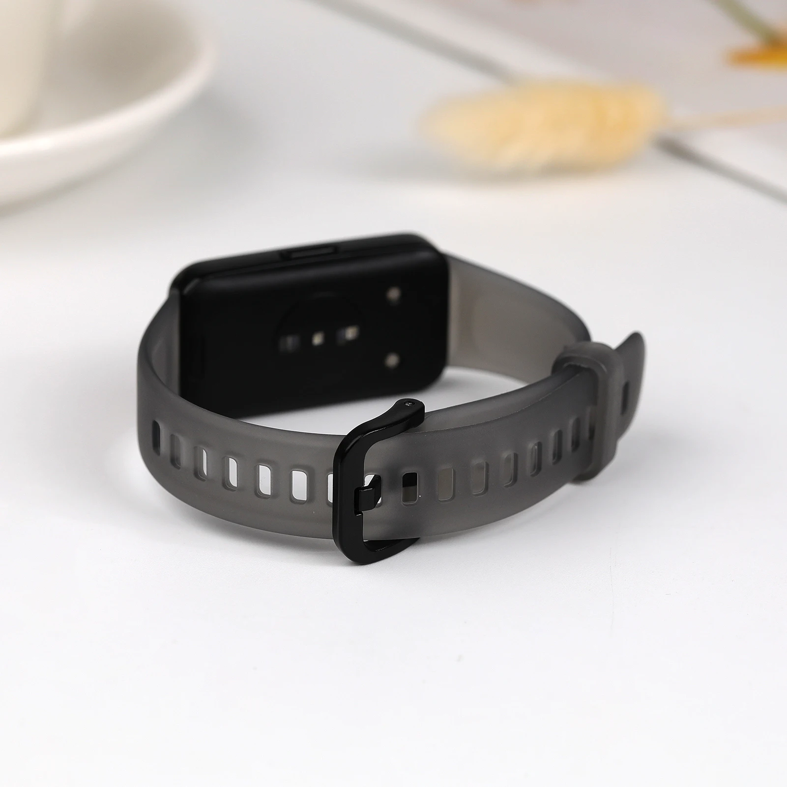 Correas de silicona transparentes para Huawei Band 9/9, accesorios de correa NFC, pulsera deportiva de repuesto, correa para Huawei Bands 8/8NFC