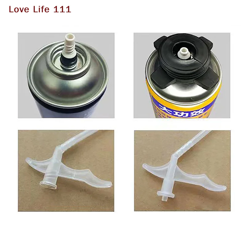 New 10pcs Spray Foam Tubes Nozzle Filling Polyurethane Foam Glue Gun Connection Tube Replacement DIY Insulating Foam Tube