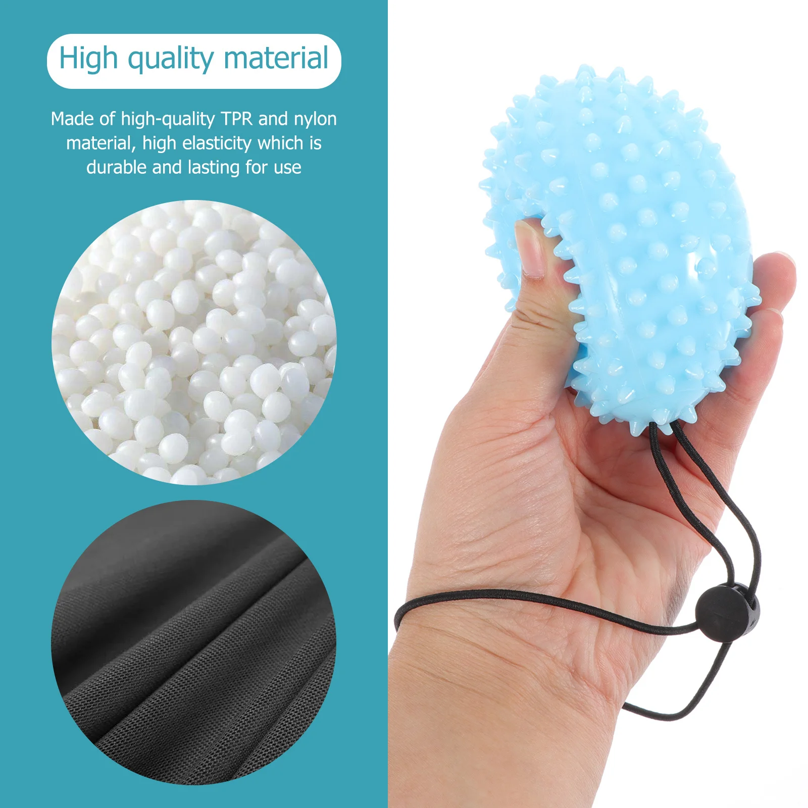 2 قطعة قبضة Tpr العلاج اليد ممارسة كرات لتدريب القوة الإجهاد الإغاثة المحمولة اللياقة البدنية إعادة التأهيل كرات مكتب المنزل #3