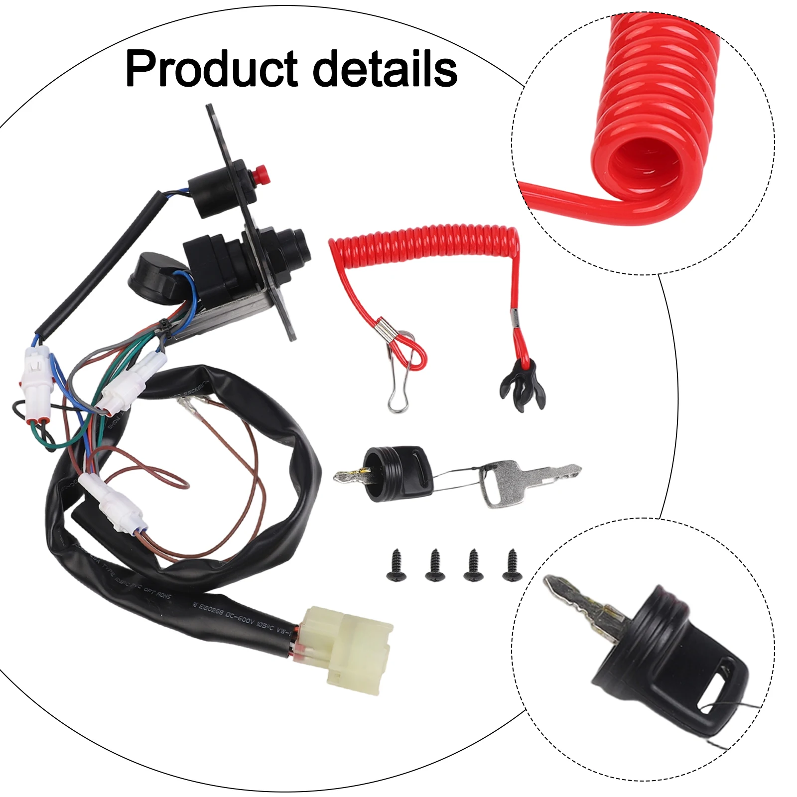 Marine Ignition Panel Ignition Key Switch Panel Boating Experience As Shown In The Figure Boat Accessory Intuitive Operation