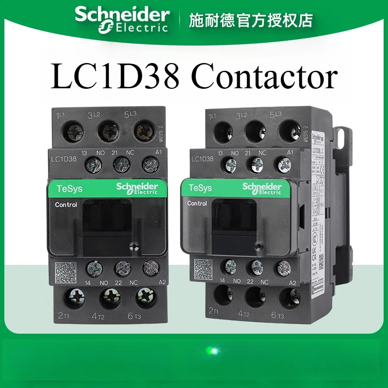 

Schneider Electric LC1-D38 LC1D38M7 B7 CC7 E7 F7 Q7 P7 AC contactor LC1D38 24V 36V 48V 110V 220V 380V 230V