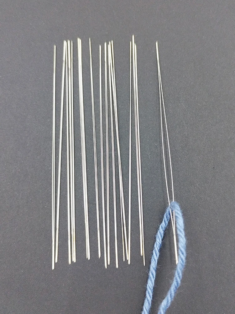 Open Large Eye Needle Beading Needle Center Hole Needle DIY Jewelry Making Bracelet Necklace Jewelry Beading Attachment