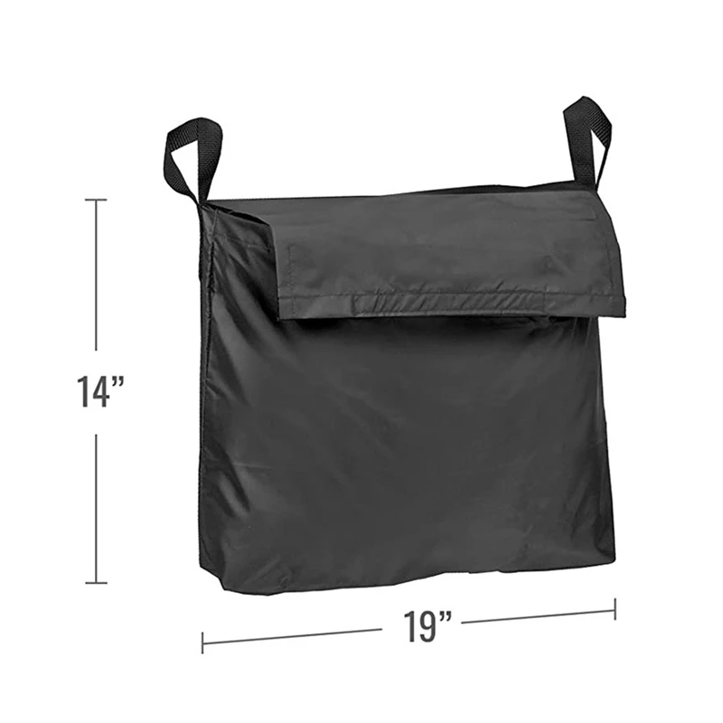 Wheelchair Backpack Bag Provides Storage Area Easy-To-Access Bags And Pockets Elastic Shoulder Straps Easy Installation