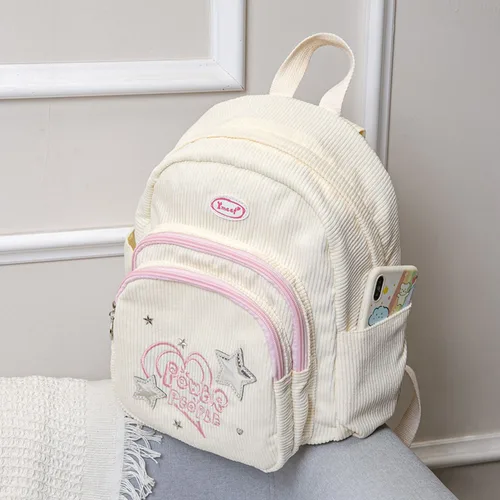 Imagen 2 del producto Mochila de PANA con estilo para ordenador portátil, bolso de día para adolescentes, bolsa de libros informal con múltiples bolsillos para niños y estudiantes