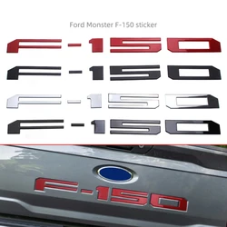 F150 is suitable for Ford Beast F150 pickup truck logo F-150 rear trunk modified ABS labeling groove car decoration labeling