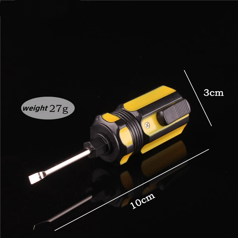 Creative Mini Screwdriver Lighter Inflatable Open Flame Butane Screwdriver Tool Model Lighter Personalized Smoking Accessories