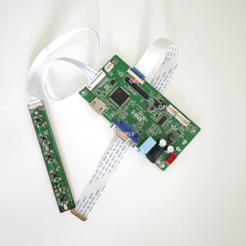 

Плата контроллера EDP HDMI-совместимая VGA аудио для LP156WF1-TPB1 LP156WFC-SPP1 LP156WFC 1920 × 1080 15,6 "светодиодная панель DIY Kit