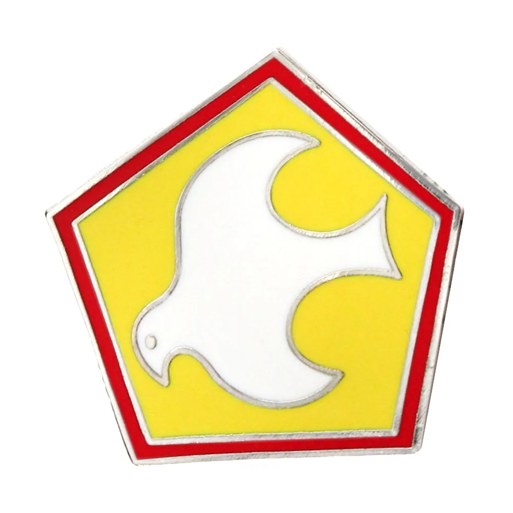 Peacemaker Dove Badge Pigeon Logo المينا دبوس الفيلم الطرفية مجوهرات المشجعين هدية #1