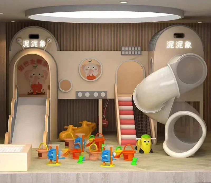 Naughty Castle Paradise Indoor Large And Small Playground Equipment Early Education Kindergarten Sales Department Are