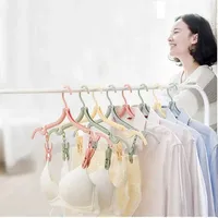 Portable Travel Drying Rack Folding Hangers Space Saving Telescopic Clothes Underwear Socks Detachable Hook Clips Organizer