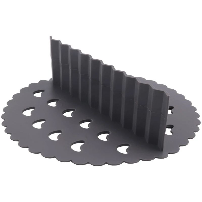 Divisor de forros de fritadeira de ar de silicone e luvas resistentes ao calor acessórios de fritadeira de ar reutilizáveis antiaderentes