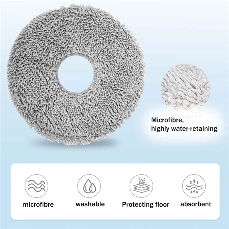 AC39-Per Irobot Roomba Plus 505 Combo/405 Combo Sacchetto per la polvere di ricambio Mop Pad-Kit di accessori per aspirapolvere, Sacchetto per aspirapolvere incluso