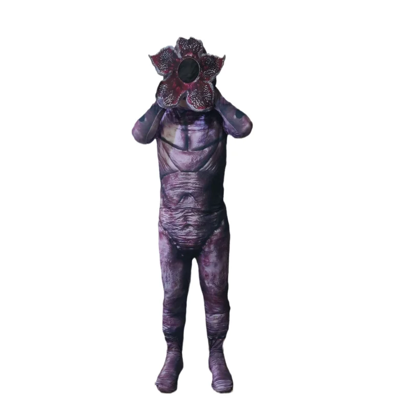 Demogorgon Kostuum Voor Volwassenen Halloween Enge Cosplay Bloem Monster Jumpsuit Jurk Carnaval Easter Purim Adult Fancy Dress