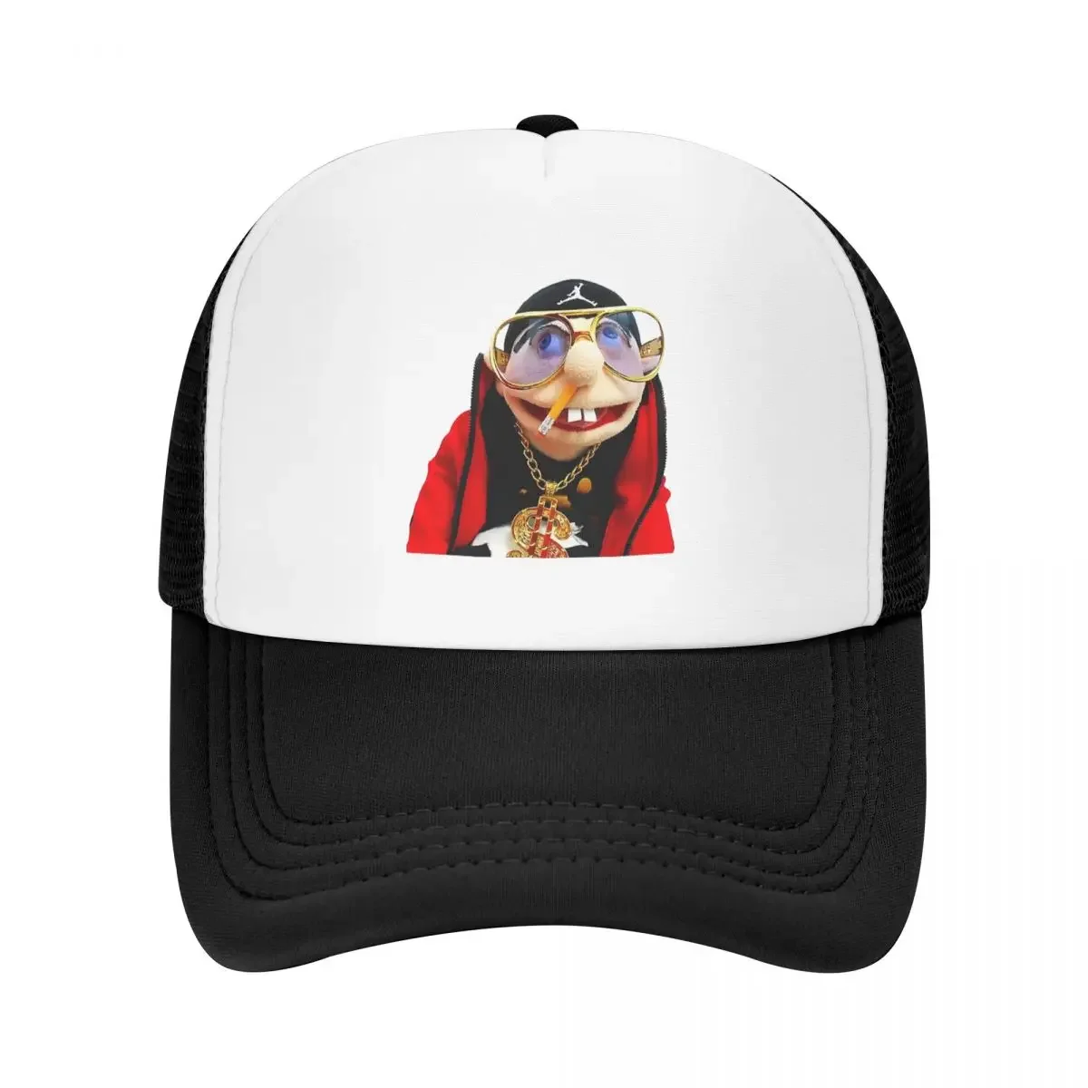 

SML Rapper Jeffy Cap Fashion Casual Mesh Baseball Caps Adjustable Hat Hip Hop Summer Unisex Baseball Hats Polychromatic