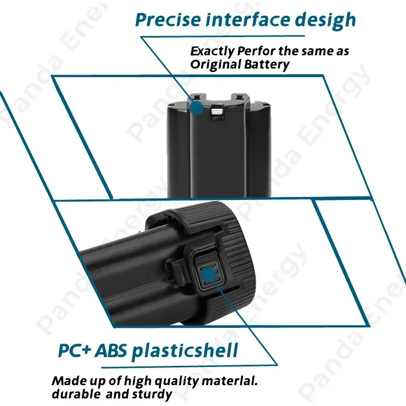 6000mAh10,8 V Li-Ion Akku für Makita 10,8 V batterie BL1013 BL1014 194550-6 194551-4 DF030D geeignet für Makita 10,8 V Werkzeuge