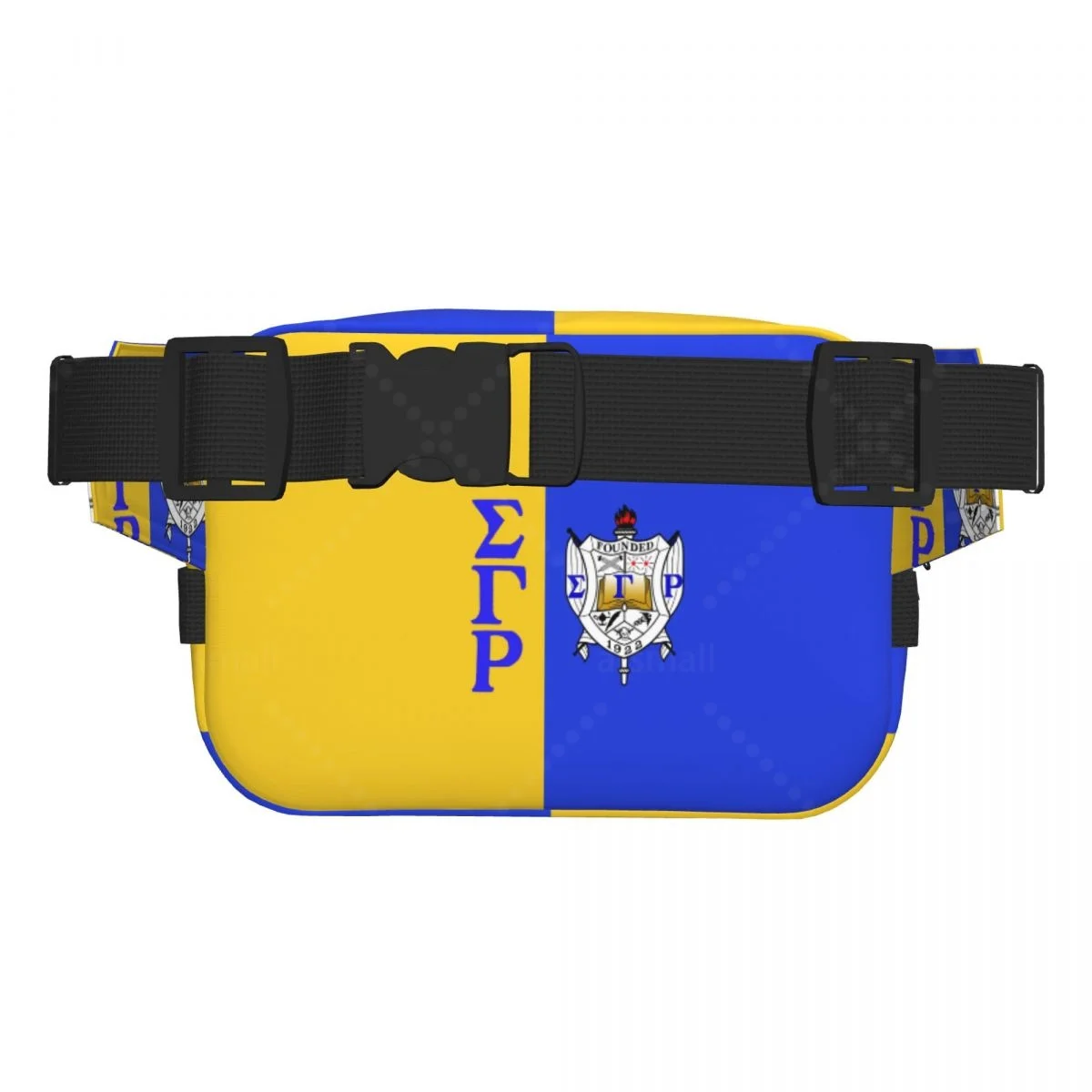 حقيبة سيجما جاما رو 1922 العصرية، حقيبة كروس مربعة الشكل بطبقة مزدوجة، حقيبة خصر للسفر والتمرين #3