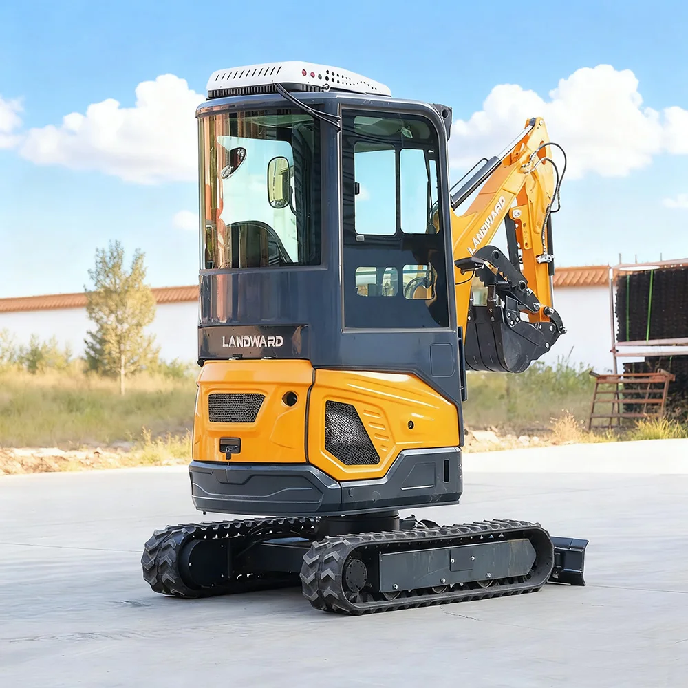 

Custom CE Euro 5 Mini Excavator 1 Ton 2 Ton Home Micro Digger Multifunction Crawler Excavators With Attachments Tools For Sale