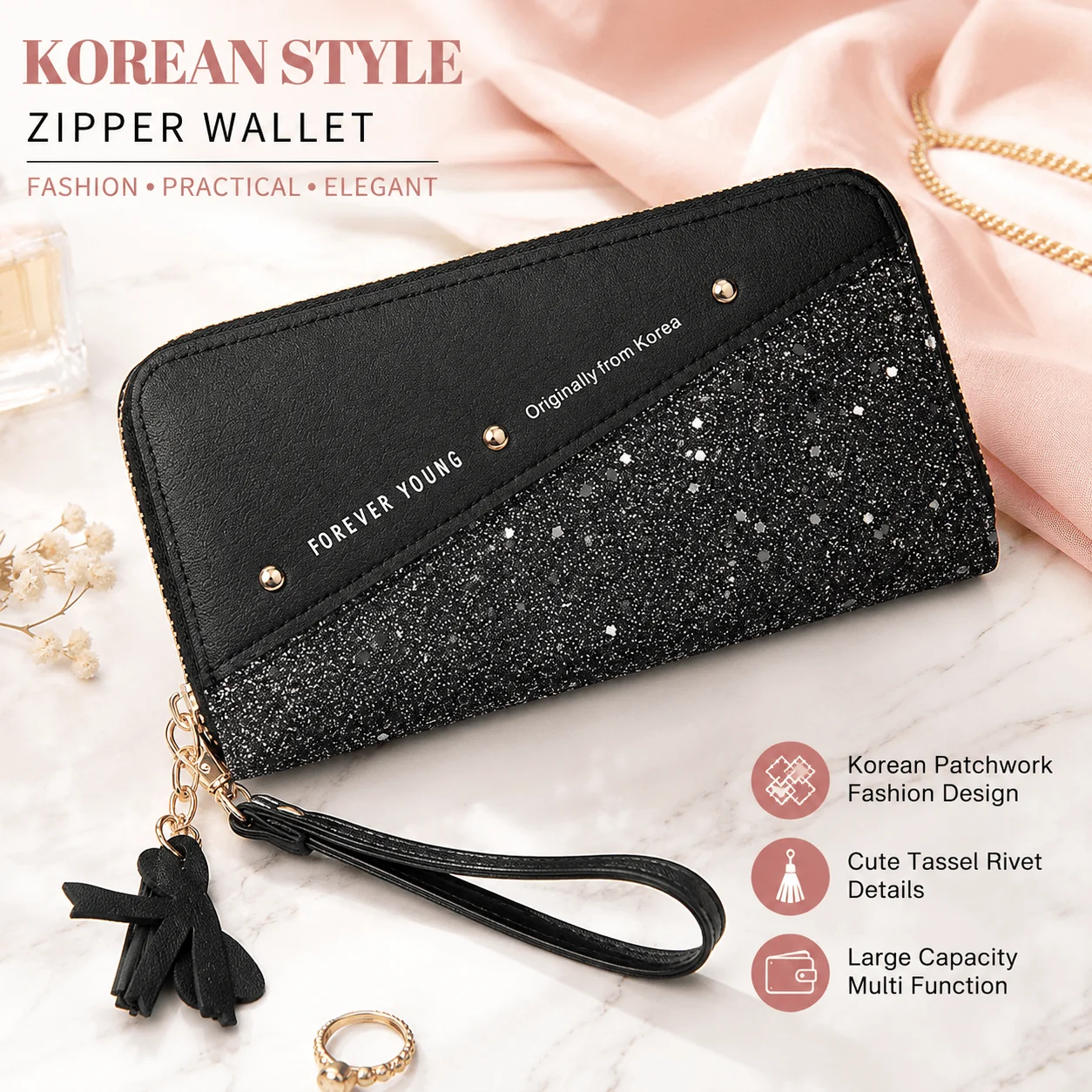 Damen-Geldbörse im koreanische – Phone Accessories For Teens Bewertung und Preis