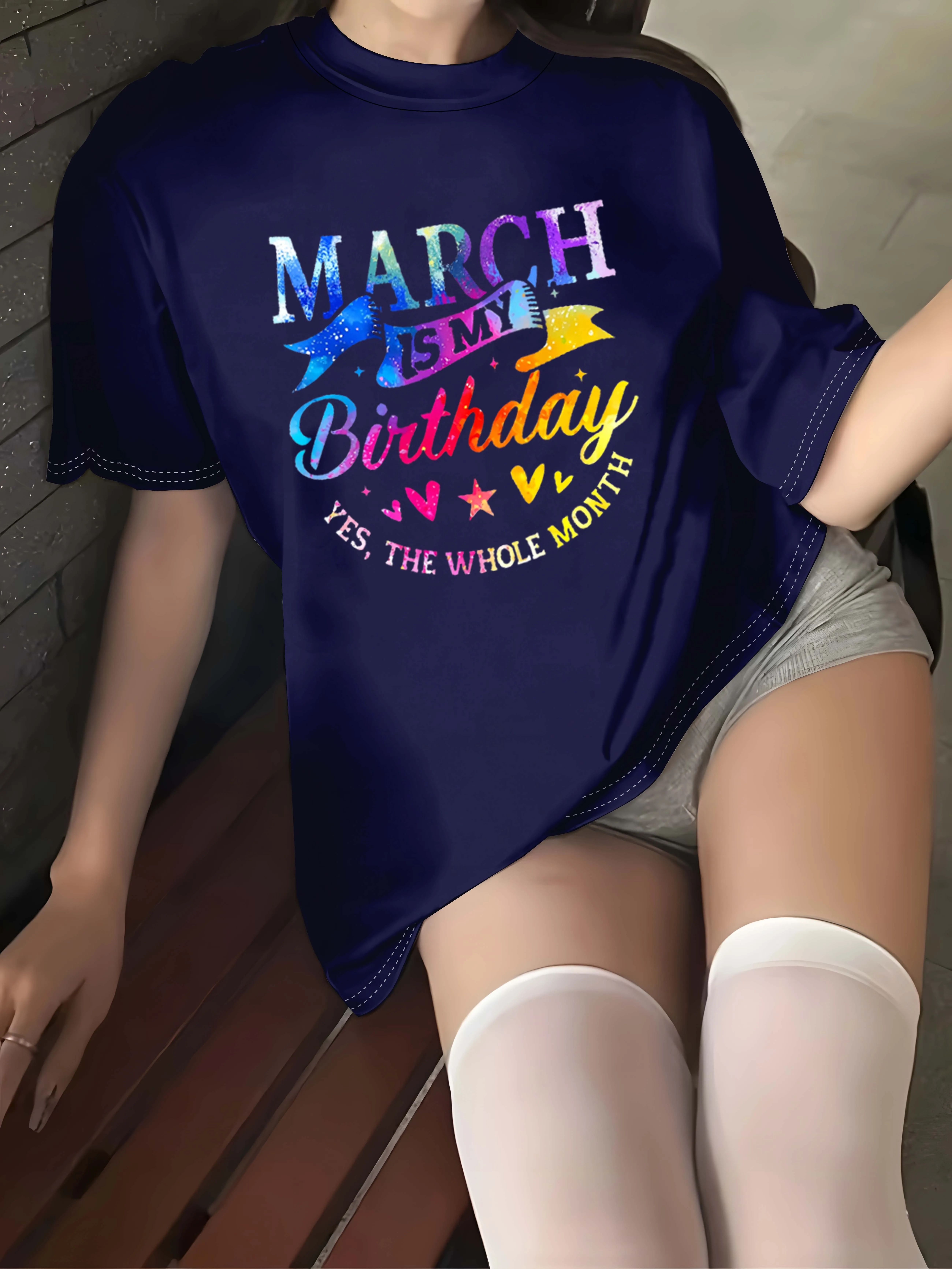 Tamanho grande, março é meu aniversário, sim, todo o mês, comemoração, peça elegante da moda