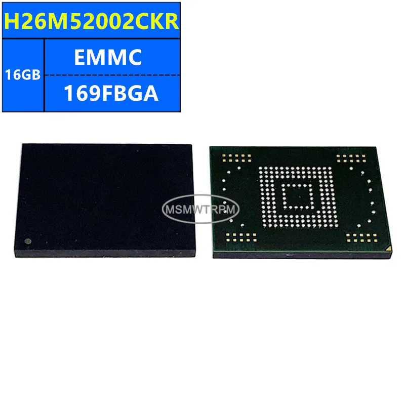 KLMAG2GE2A-A002 KLMAG2GE2A-A001 H26M52002CKR EMMC 16GB 169FBGA Chip di memoria IC Componenti elettronici Nuovo originale