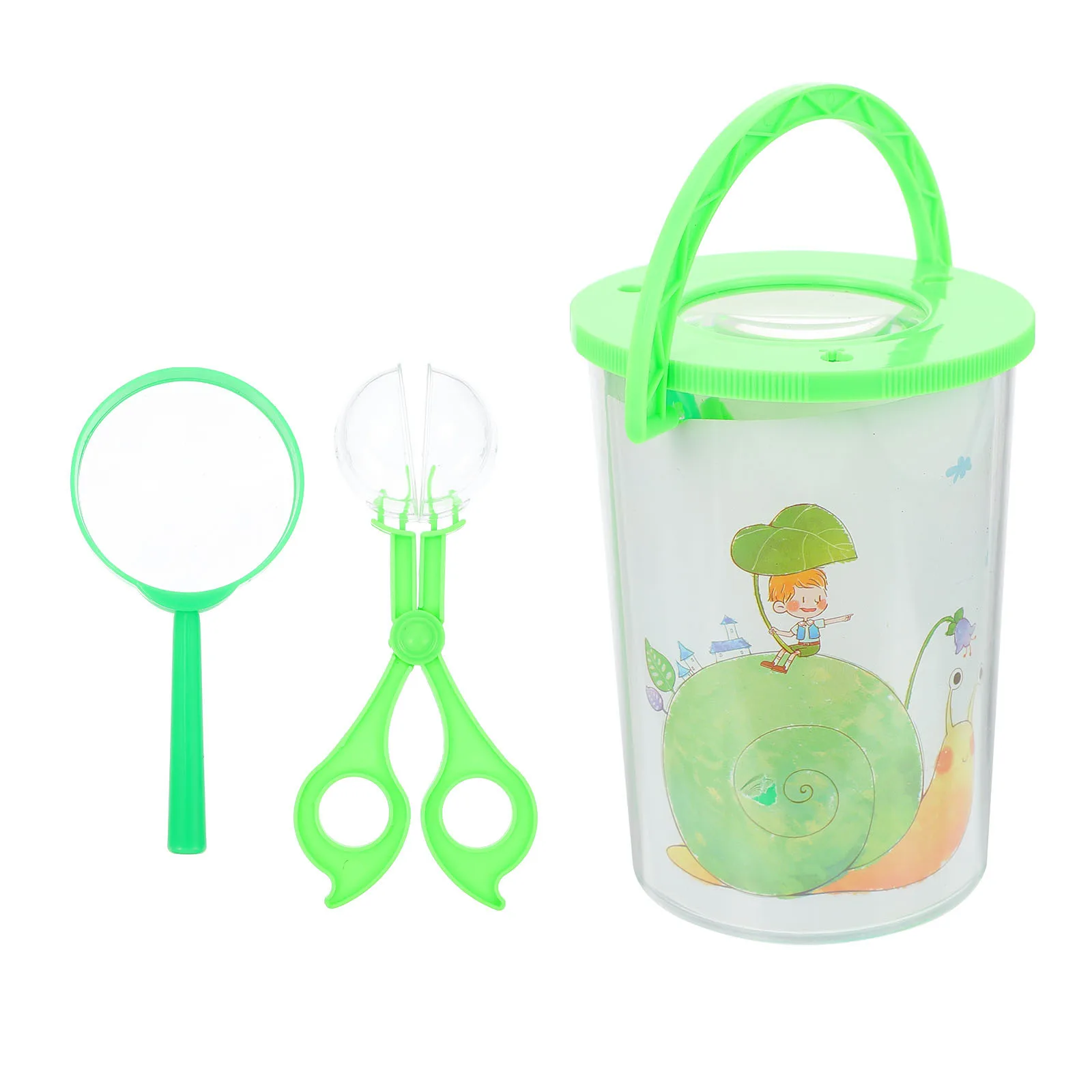 1Set Insect Observation Barrel High Grade Material Magnifying Glass Top for Outdoor Exploration Science Learning Kids Activity