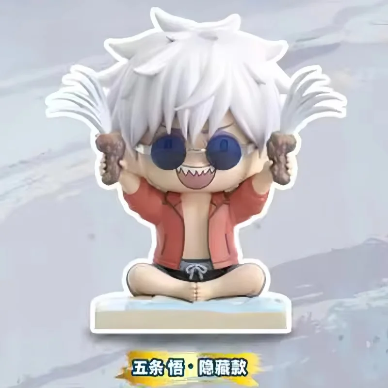 New Hot Selling Genuine Eaki Jujutsu Kaisen Sitting Figures Blind Box Desktop Ornament Collection Surprise Festival Gift Toys
