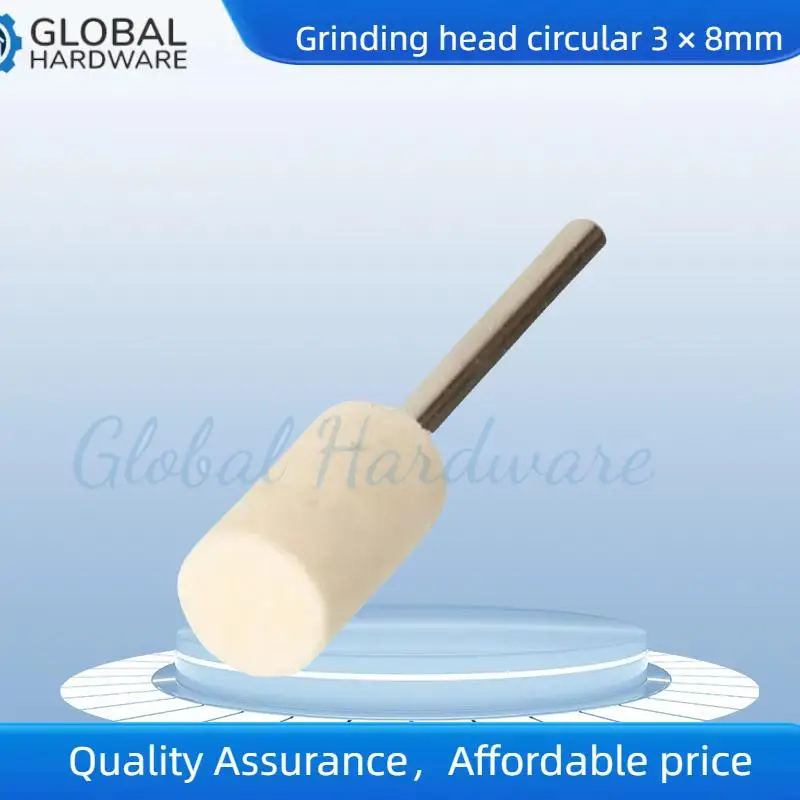 

Полировальный круг с шерстяным фетром, хвостовик 3 мм для шлифовальной дрели, вращающихся инструментов, зернистость 8 мм