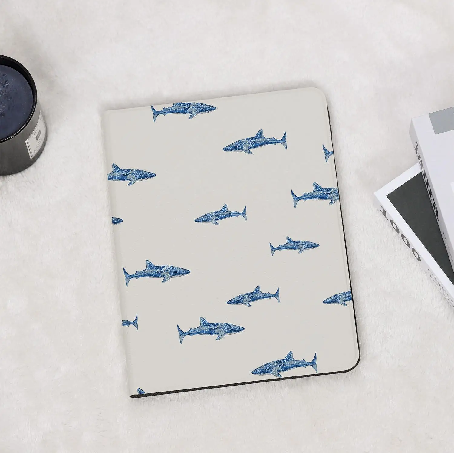 Blue Sharks Simple ipad case For Apple Air 10.9 iPad Pro 2020 Cover for iPad 10.2 11 12.9in 2021 Mini 5 6 Case