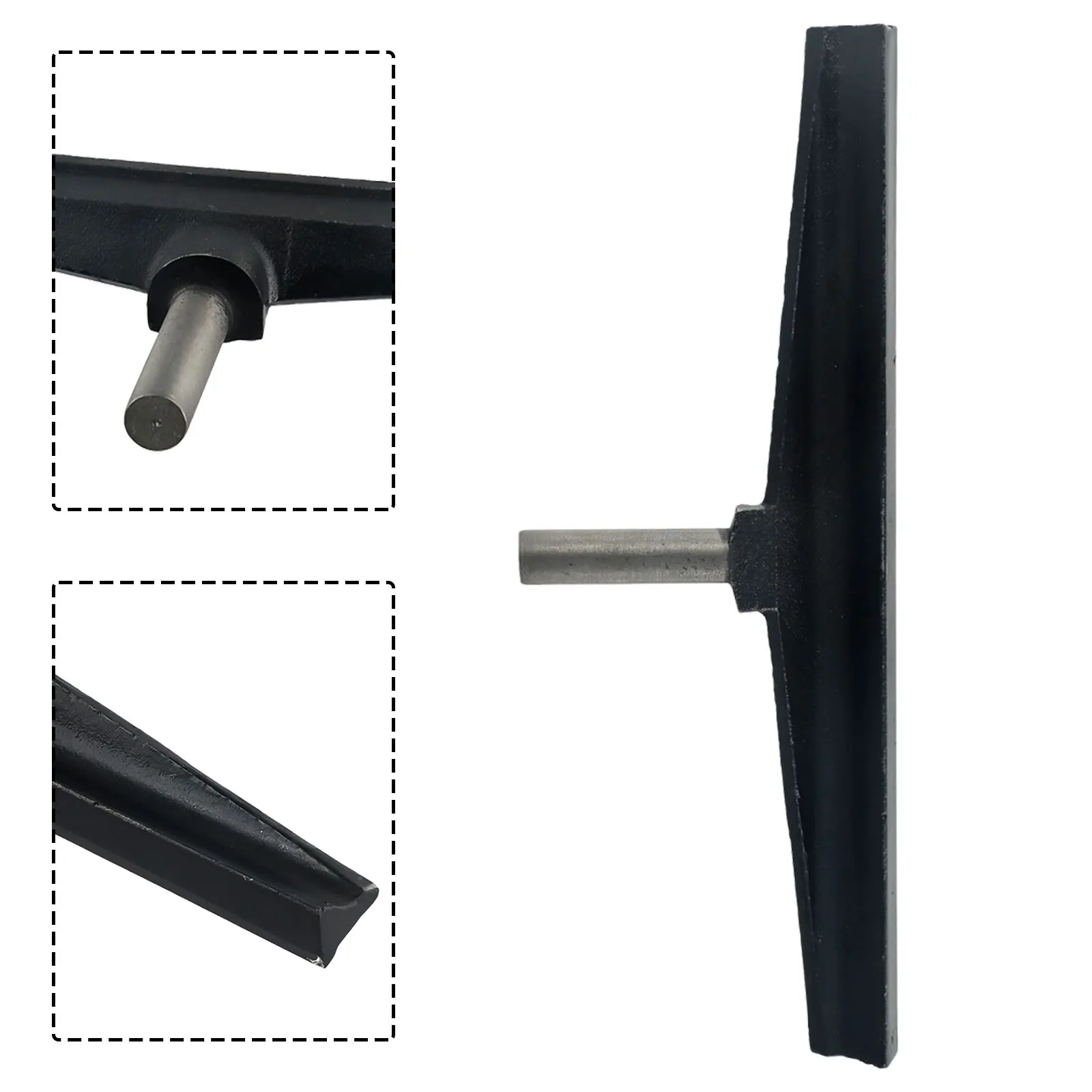 12 Inch Lathe Tool Rest Cast Iron Tool Holder Length 300mm for Use with Woodworking or Metalworking Lathe Machines