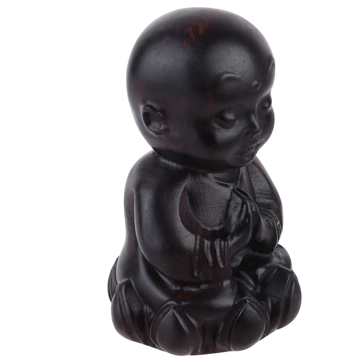 

Lotus Figurine Premium Wood Desktop Adornment Practical Home Office Decoration Long Term Use Steady Smooth