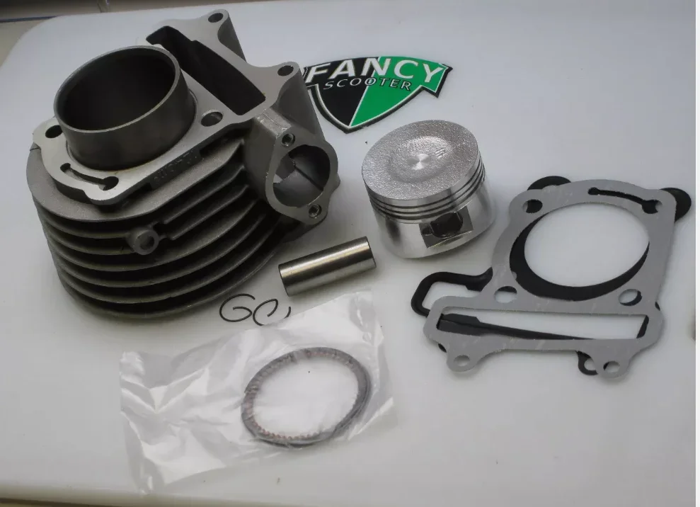 high quality motocycle 125CC Big Bore Cylinder Piston & Gasket Kit Fit For GY6125 152QM Guangyang heroic Stroke ATV parts