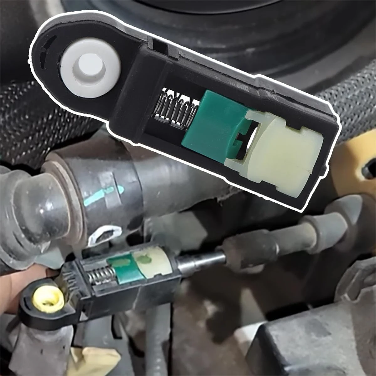 3 قطعة كابل التحول جلبة ربط عدة ناقل حركة أوتوماتيكي الربط قضيب نهاية إصلاح جروميت لفورد كوغا 2014 2015 2016-2019