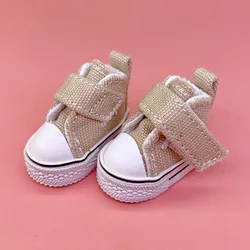 Tilda 3.6cm Fabric Doll Shoes For Blythe Doll Ob24 Toy Doll 1/8,Canvas Sneakers Shoes for EXO KPOP Stuffed Doll 1/6 Joint Body