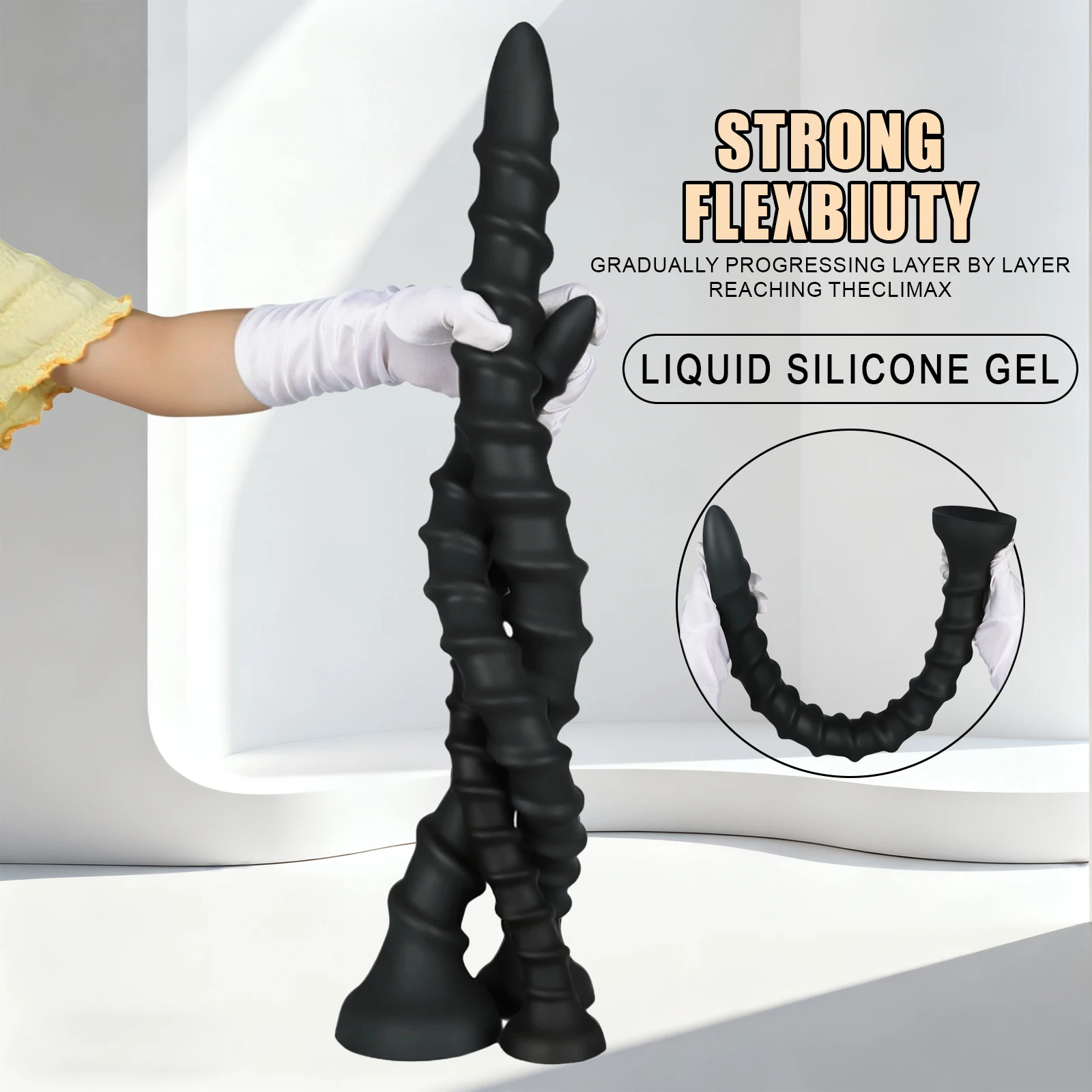 طويل ضخم المكونات الشرج دوامة كبيرة طويلة بعقب المكونات الجنس لعب الكبار للنساء الرجال مثلي الجنس كبير الشرج دسار التدريب موسع موسع المقابس #6