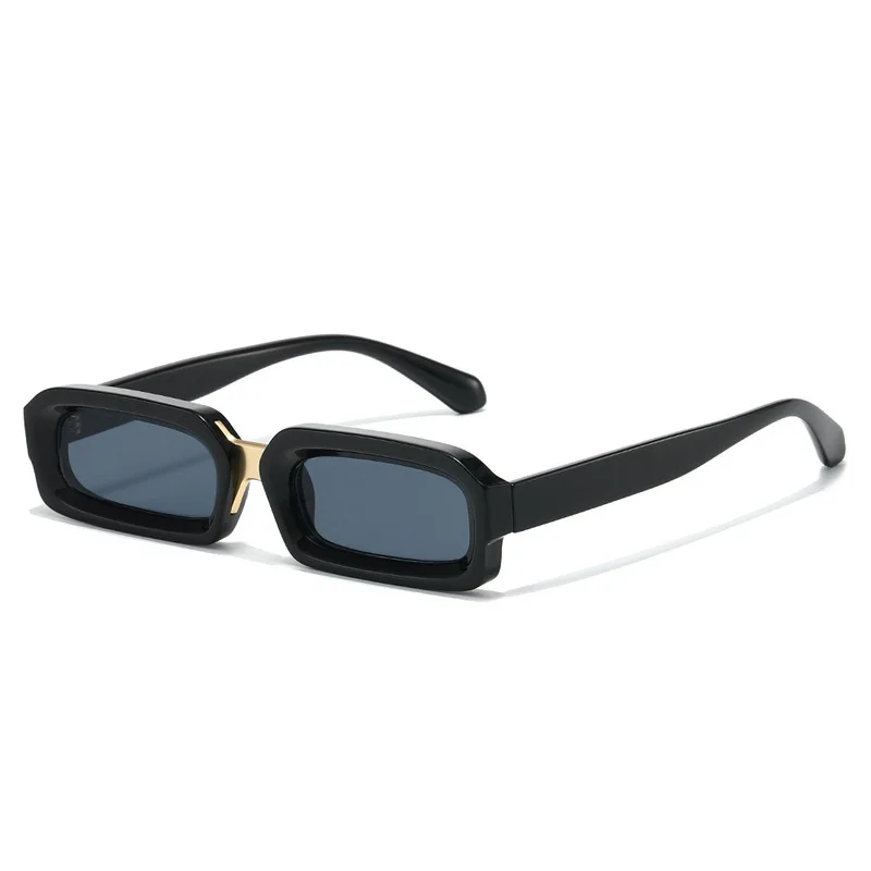 2026 Neu eingetroffene kleine Sonnenbrille für Damen und Herren, modische schmale Fassungen, Punk Street Hip Hop, coole Gläser, UV400