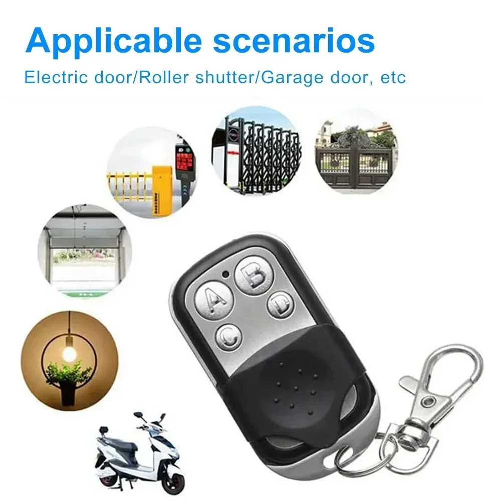 Remote Control Controller Unlock Universal Clone Learning Code Fixed Code For Gate Garage Door 433MHZ Cloning Duplicator Key