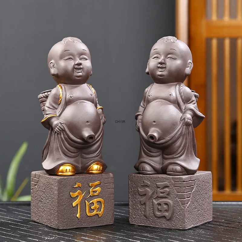 

Creative Urinal Tea Strainer Tea Filter Household Tea Set Tea Tray Tea Leaf Filter Net Purple Clay Tea Pet Ornament Tea Strainer