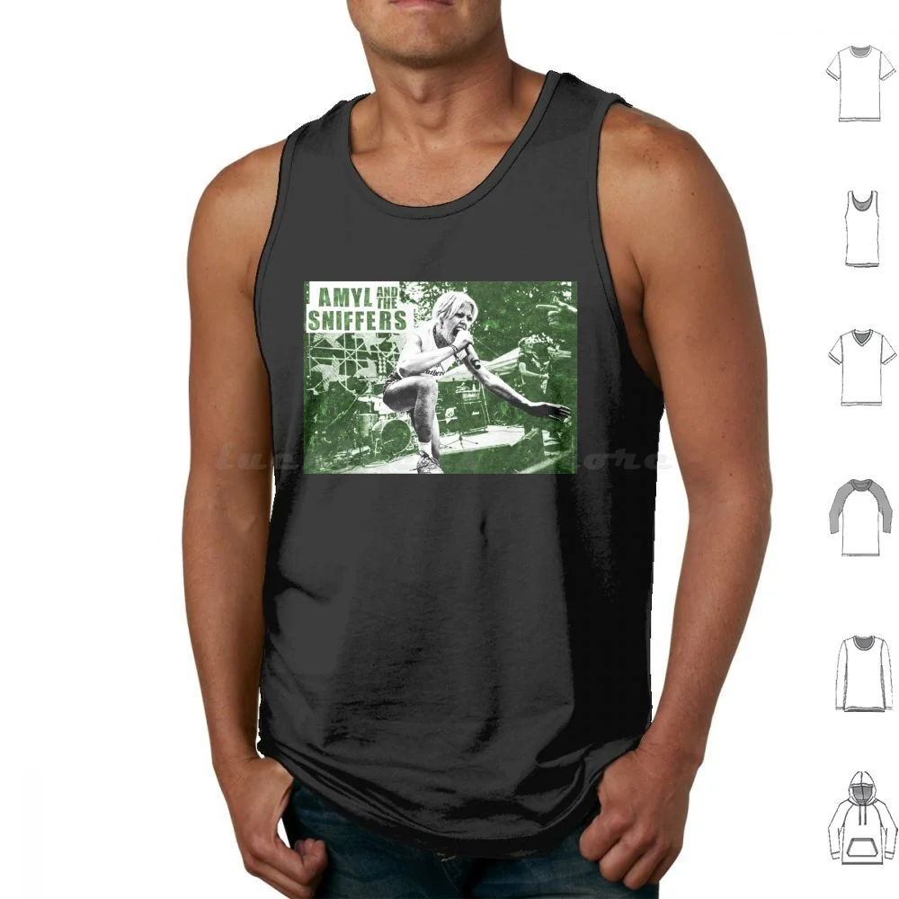 Amyl And The Sniffers Tank Tops Print Cotton Amyl And The Sniffers Rockpunk Pub Rockgarage Rockglam Punk Indie Mods