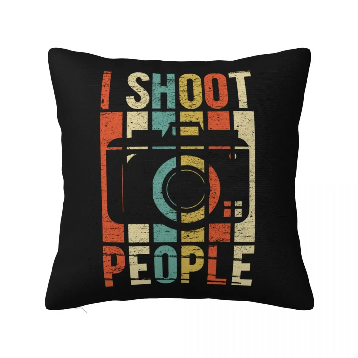 Vintage Shoot People Photographer Pillowcase Polyester Cushion Cover Decoration Pillow Case Cover Sofa Square 45X45cm