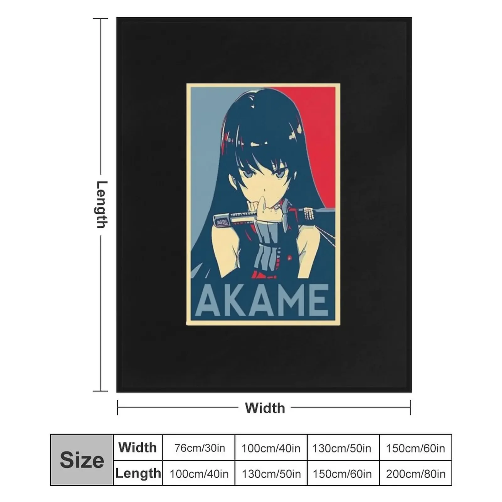 Akame ga Kill - Akame waifu! رمي بطانية الفراش الصيفية أزياء الأرائك البطانيات الأشعث السياحية