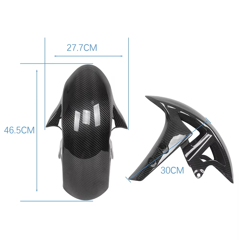 For Yamaha R1 YZF-R1 2009-2024 YZF-R6 R6 2017-2022 MT10 MT-10 2021-2023 Carbon Fiber Motorcycle Modified Front Fender Mudguard