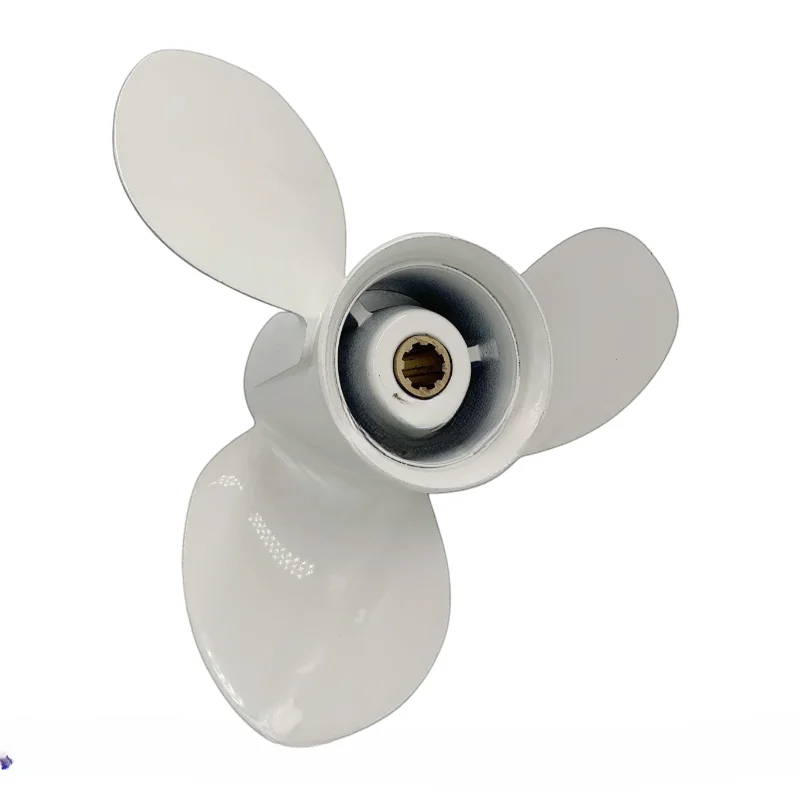 Boat Propeller Suit For Yamaha 9 1/4X11 Aluminum Prop 9.9-15HP 20HP 3 Blade 8 Tooth Rh Oem No: 63V-45943-10-El