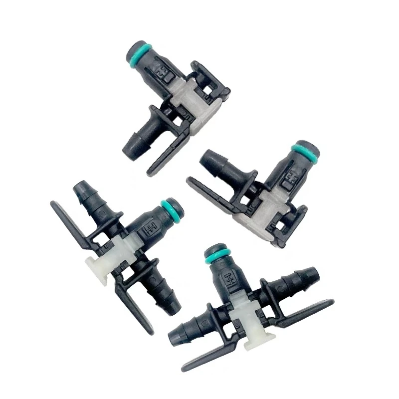 Diesel Common Rail Injector Nozzle Oil Return Joint T and L Type Tube Connector for Delphi