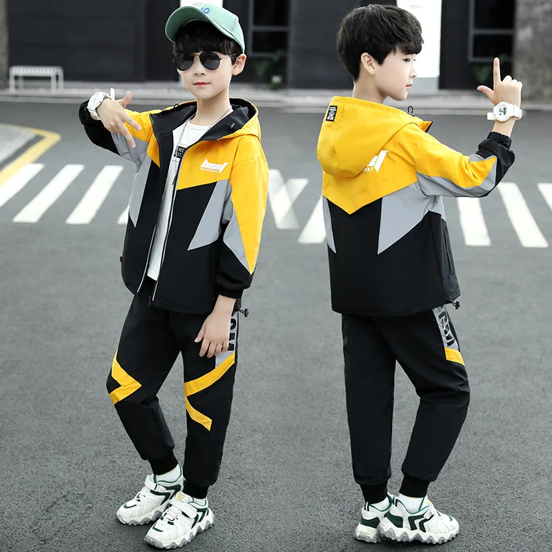 Children Clothing Set Boys Clothes Sportswear Kids Clothes Boy Suits For Boys Clothing Student Sport Tracksuit Coat Pants Suits