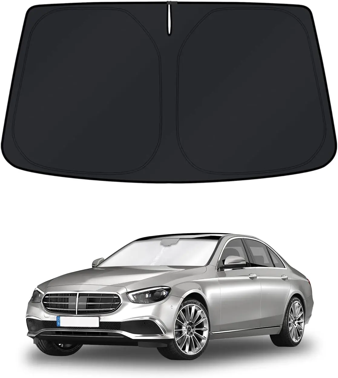

Windshield Sun Shade for Mercedes-Benz S-Class 2015-2021 Window Shade Sun Visor Cover Foldable Blocks UV Rays Keep Your Car Cool