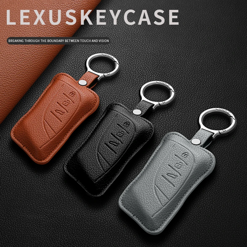 

For Lexus NX ES UX US RC LX GX IS RX 200 250h 350h LS 450h 260h 300h UX200 Leather Key Case Cover Protector Shell Accessories