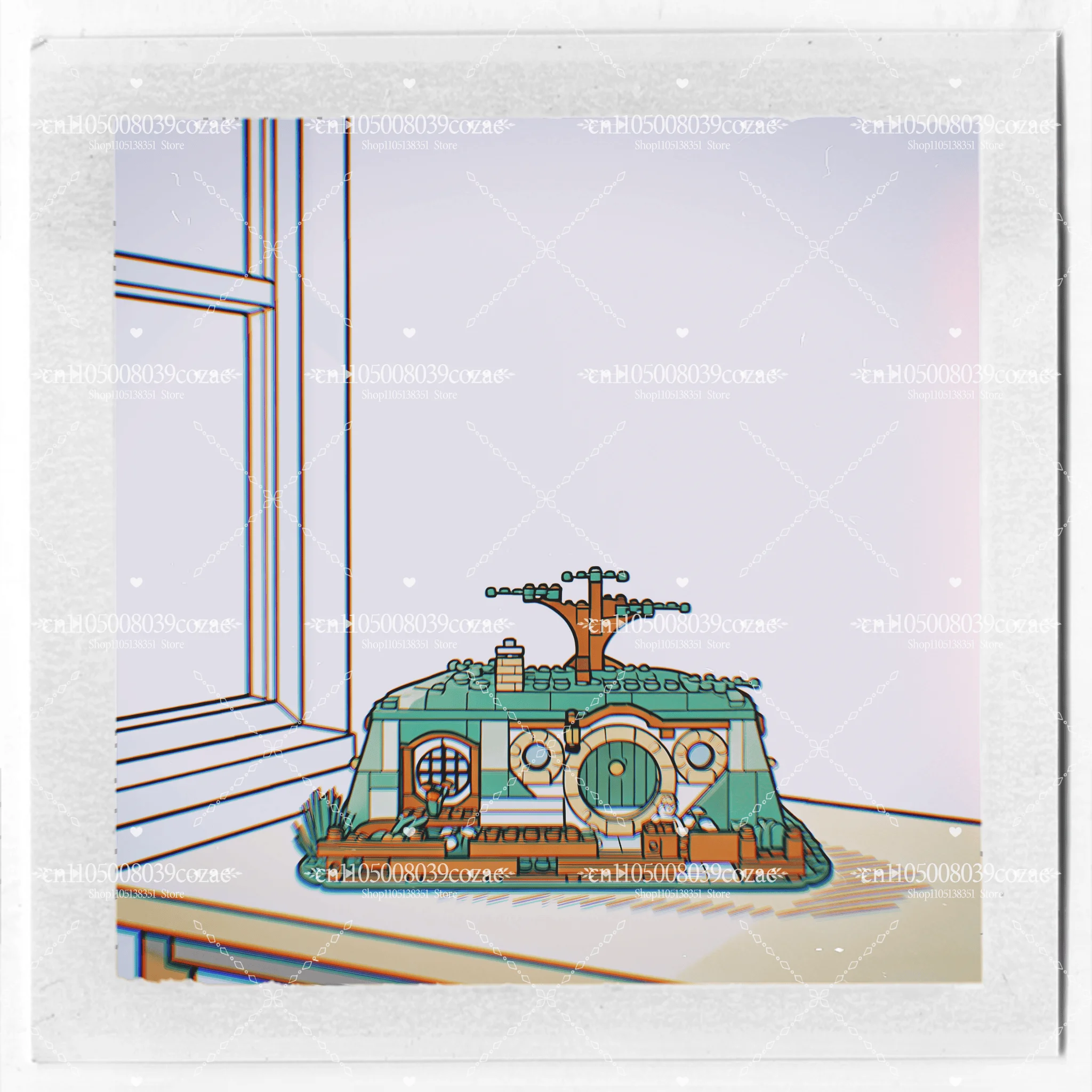 

MOC 652ccs Tree house Cave An Unexpected Gathering building block model, children's birthday Christmas gift