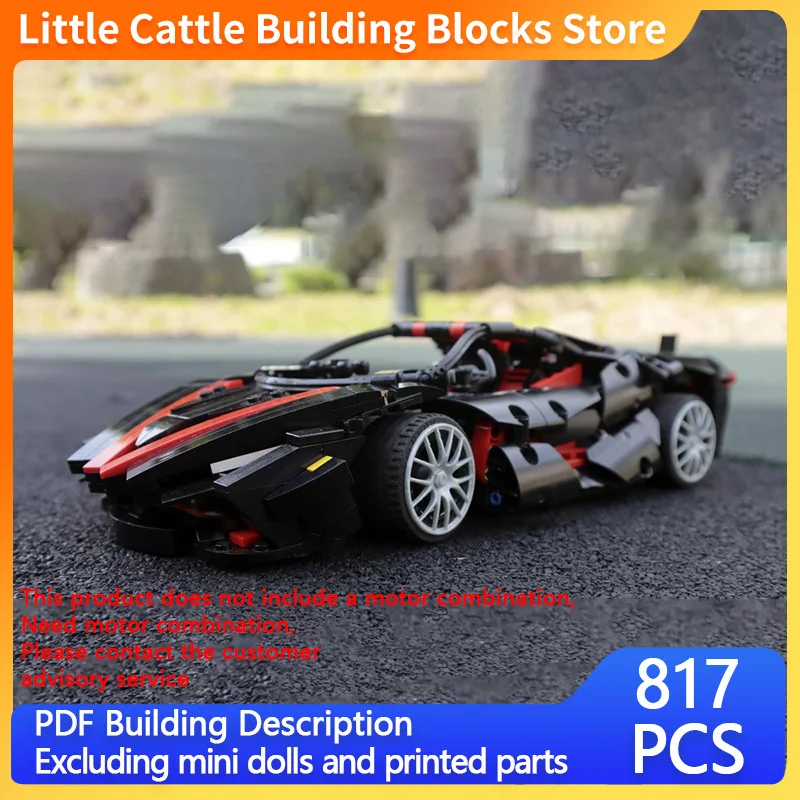 City Car Model MOC Building Bricks High-Performance Supercar Modular Technology Children Holiday Gifts Assemble Toys Suit